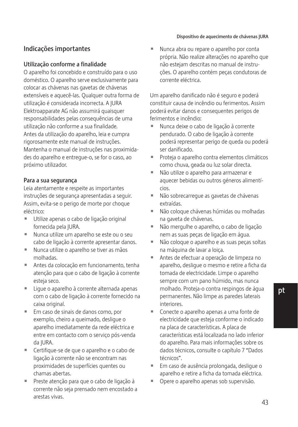 De es pt ru | Jura Capresso 571 User Manual | Page 43 / 60