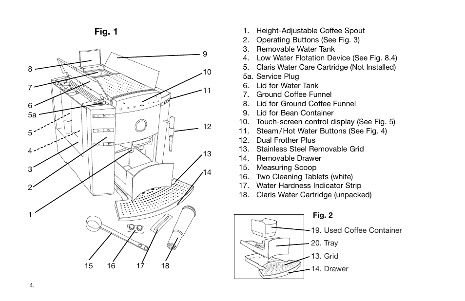 Jura Capresso Impressa F9 User Manual | Page 4 / 27