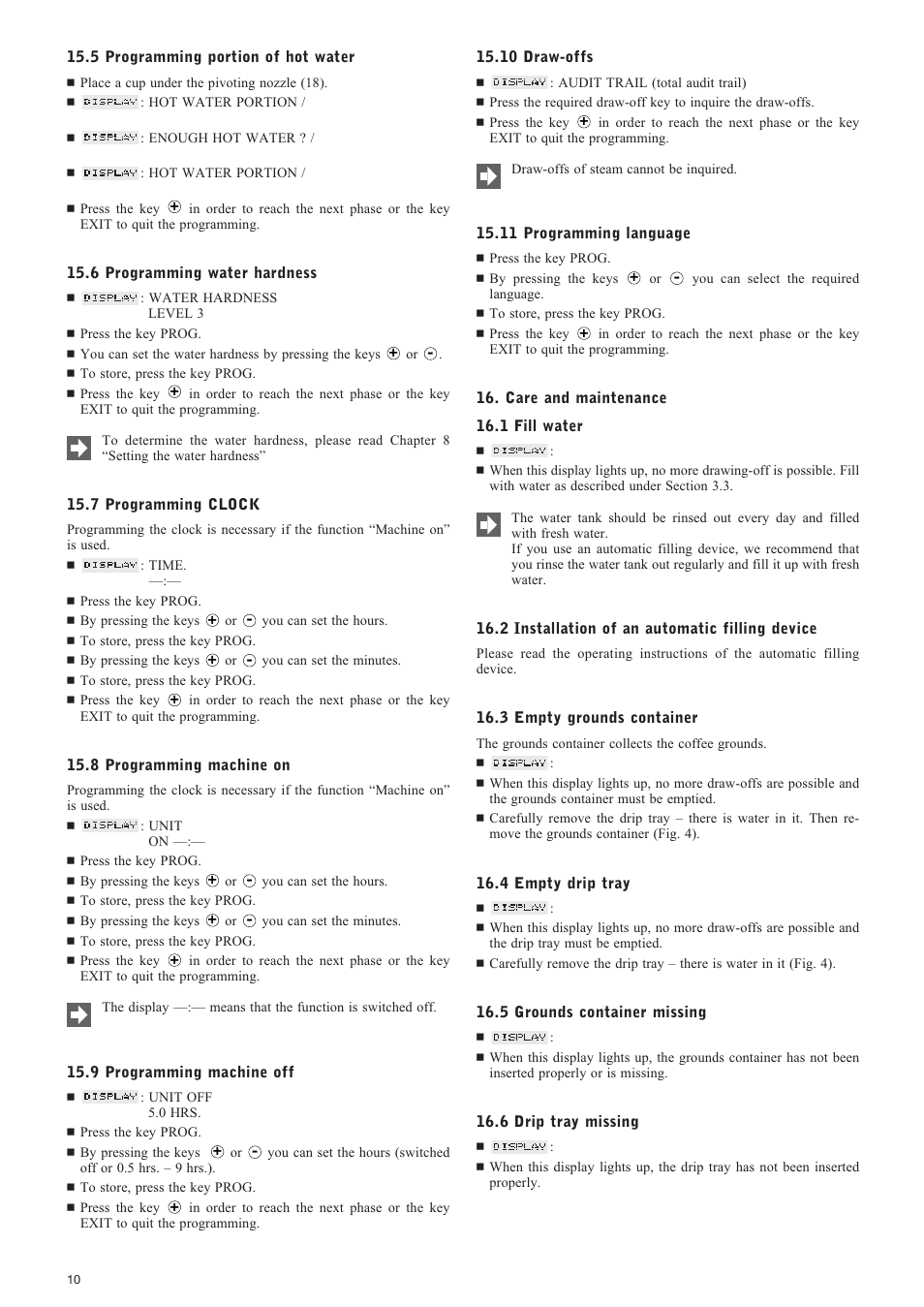 Jura Capresso IMPRESSA X7-S User Manual | Page 10 / 14