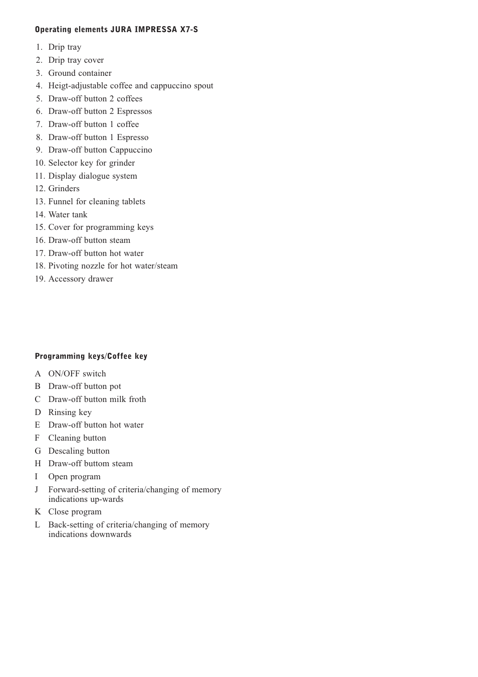 Jura Capresso IMPRESSA X7-S User Manual | Page 5 / 14
