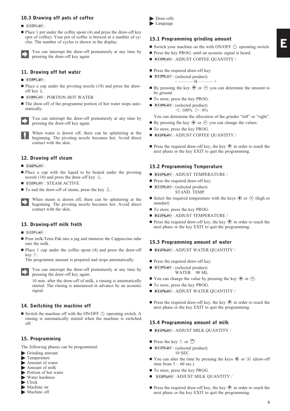 Jura Capresso IMPRESSA X7-S User Manual | Page 9 / 14