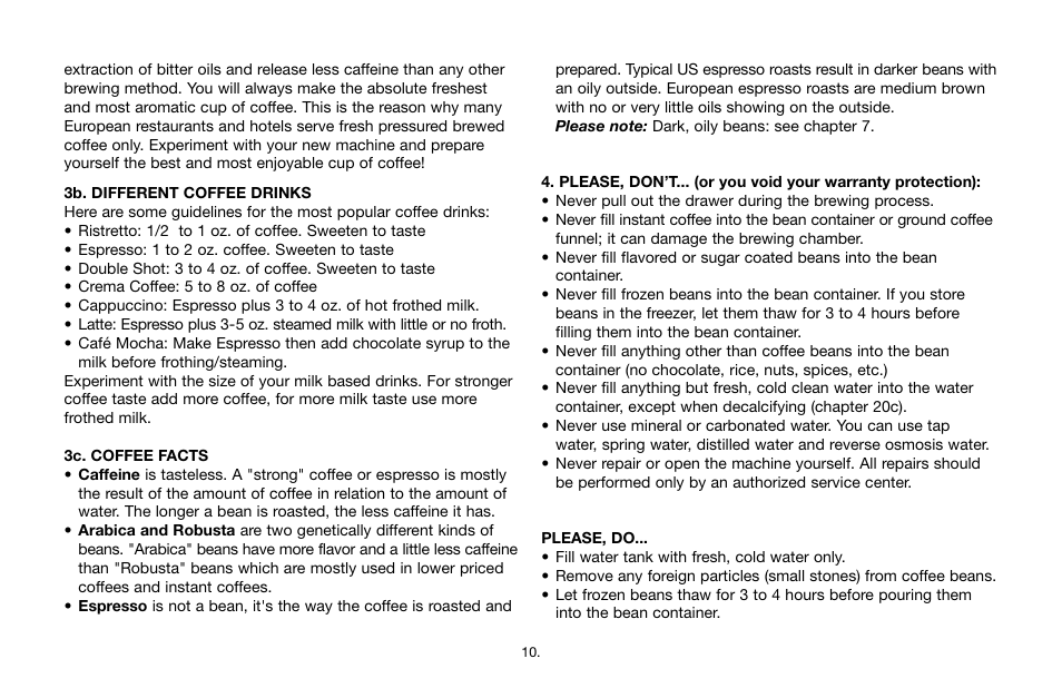 Jura Capresso IMPRESSA E SERIES 64701R2 User Manual | Page 10 / 24