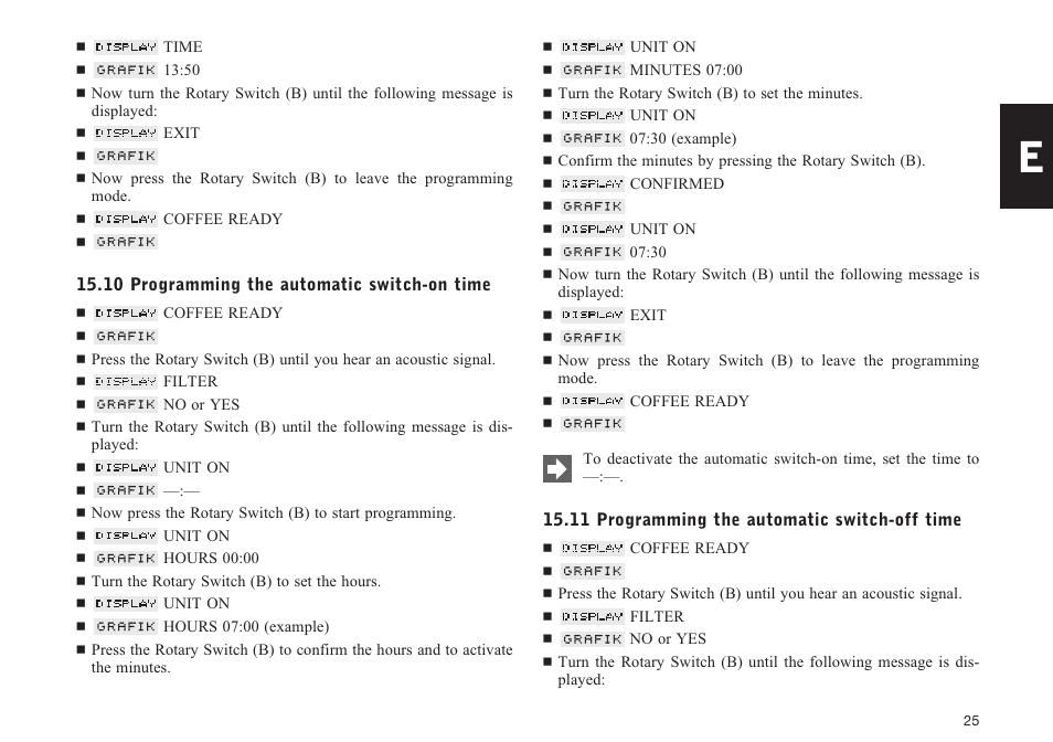 Jura Capresso IMPRESSA Z5 User Manual | Page 25 / 37