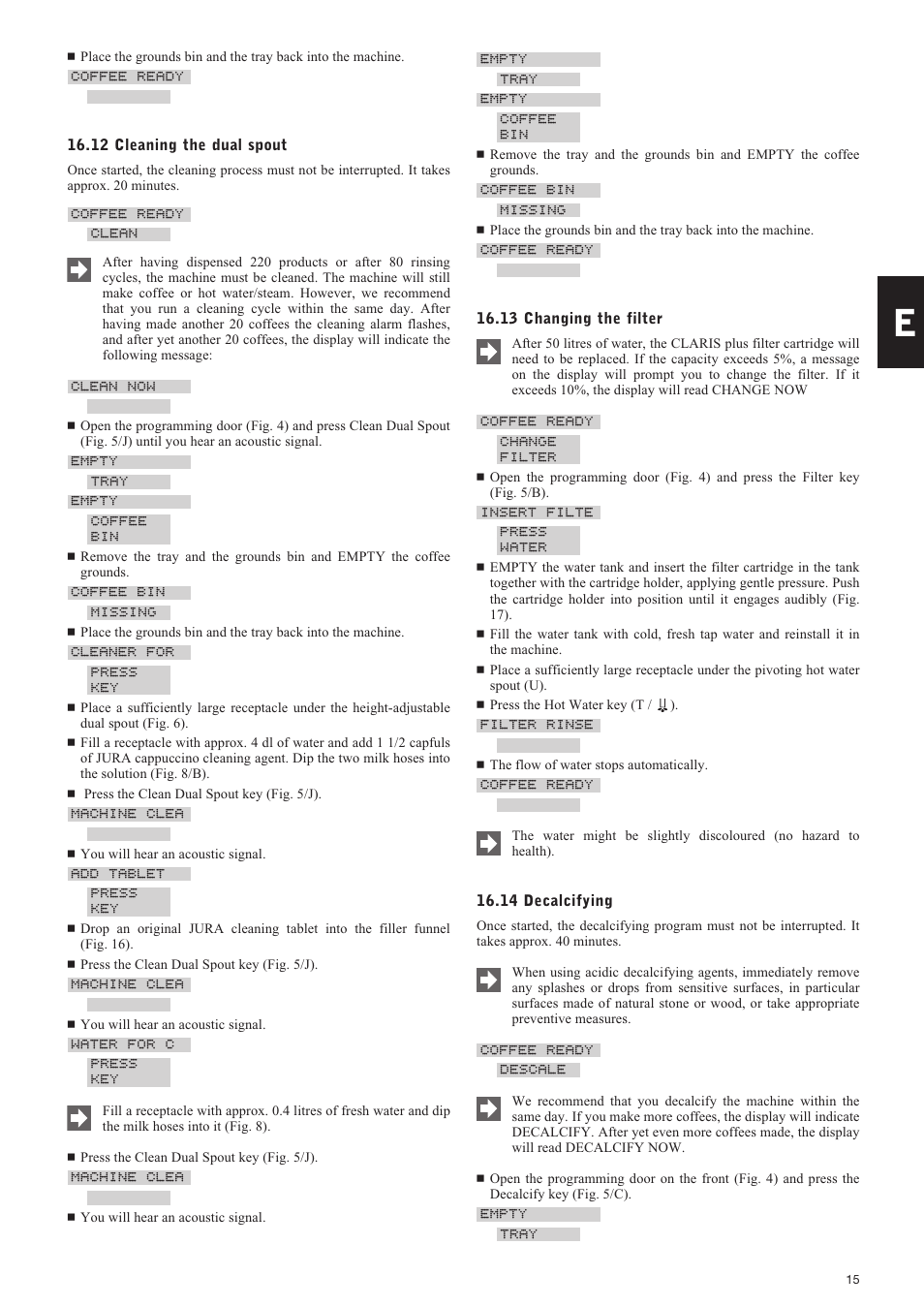 Jura Capresso IMPRESSA X9 User Manual | Page 15 / 18