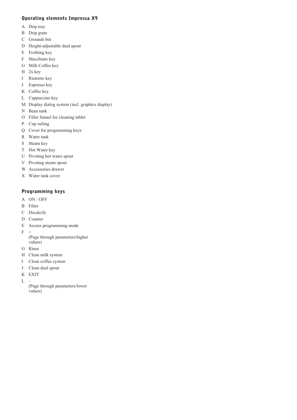 Jura Capresso IMPRESSA X9 User Manual | Page 5 / 18