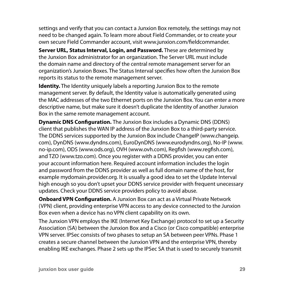 Junxion Box JB-110B User Manual | Page 29 / 48