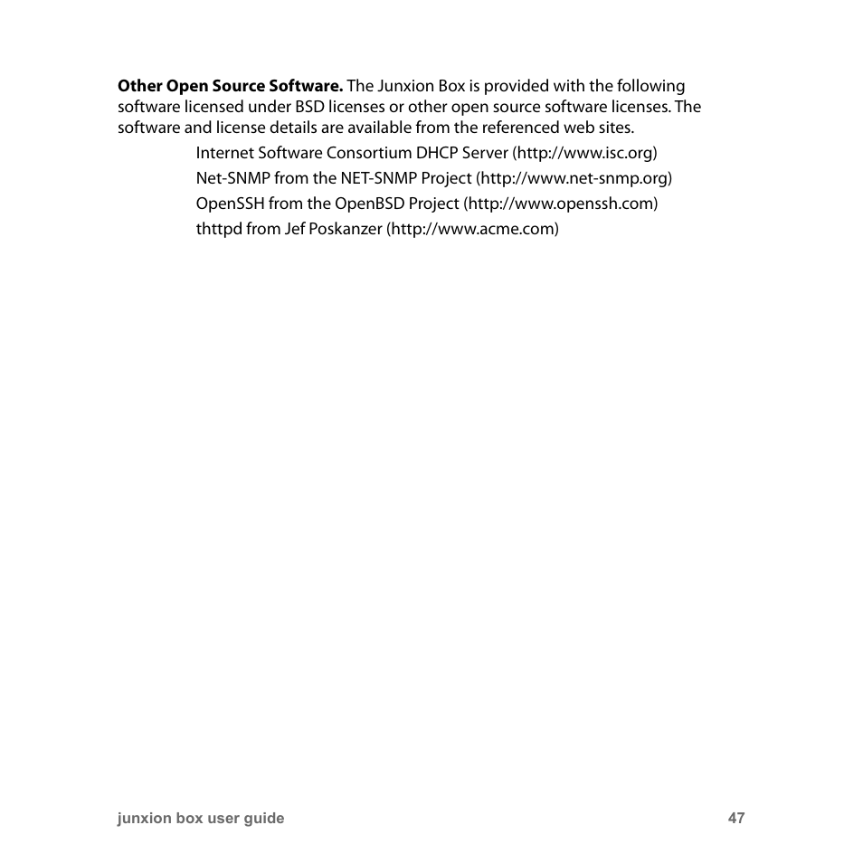 Junxion Box JB-110B User Manual | Page 47 / 48
