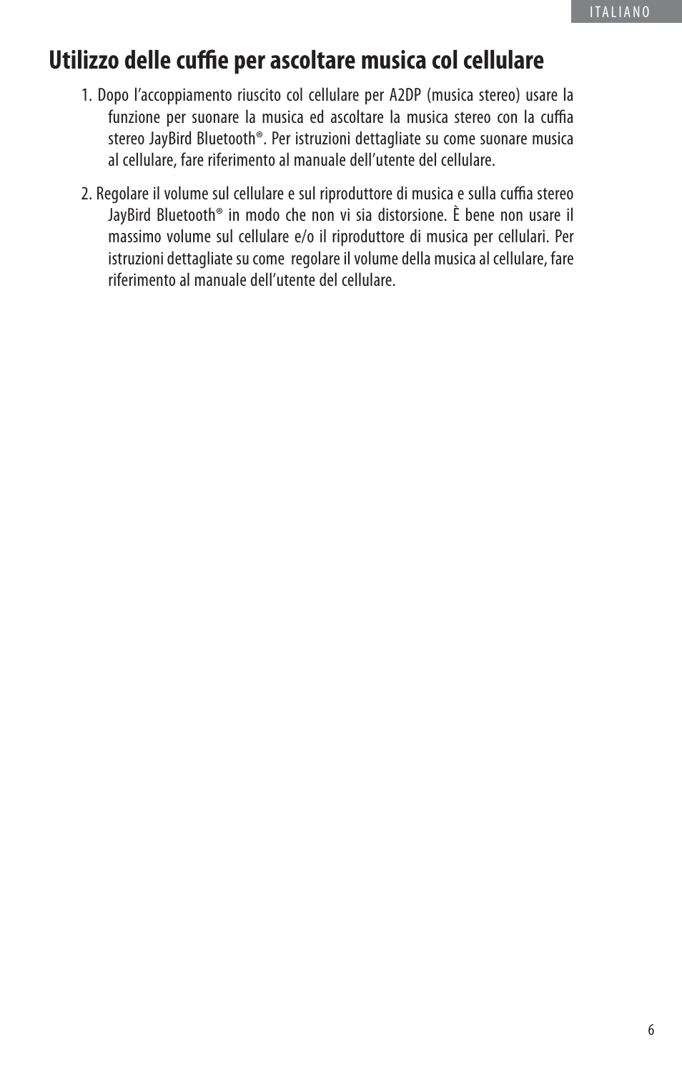JayBird BLUETOOTH HEADPHONES JB200 User Manual | Page 59 / 82