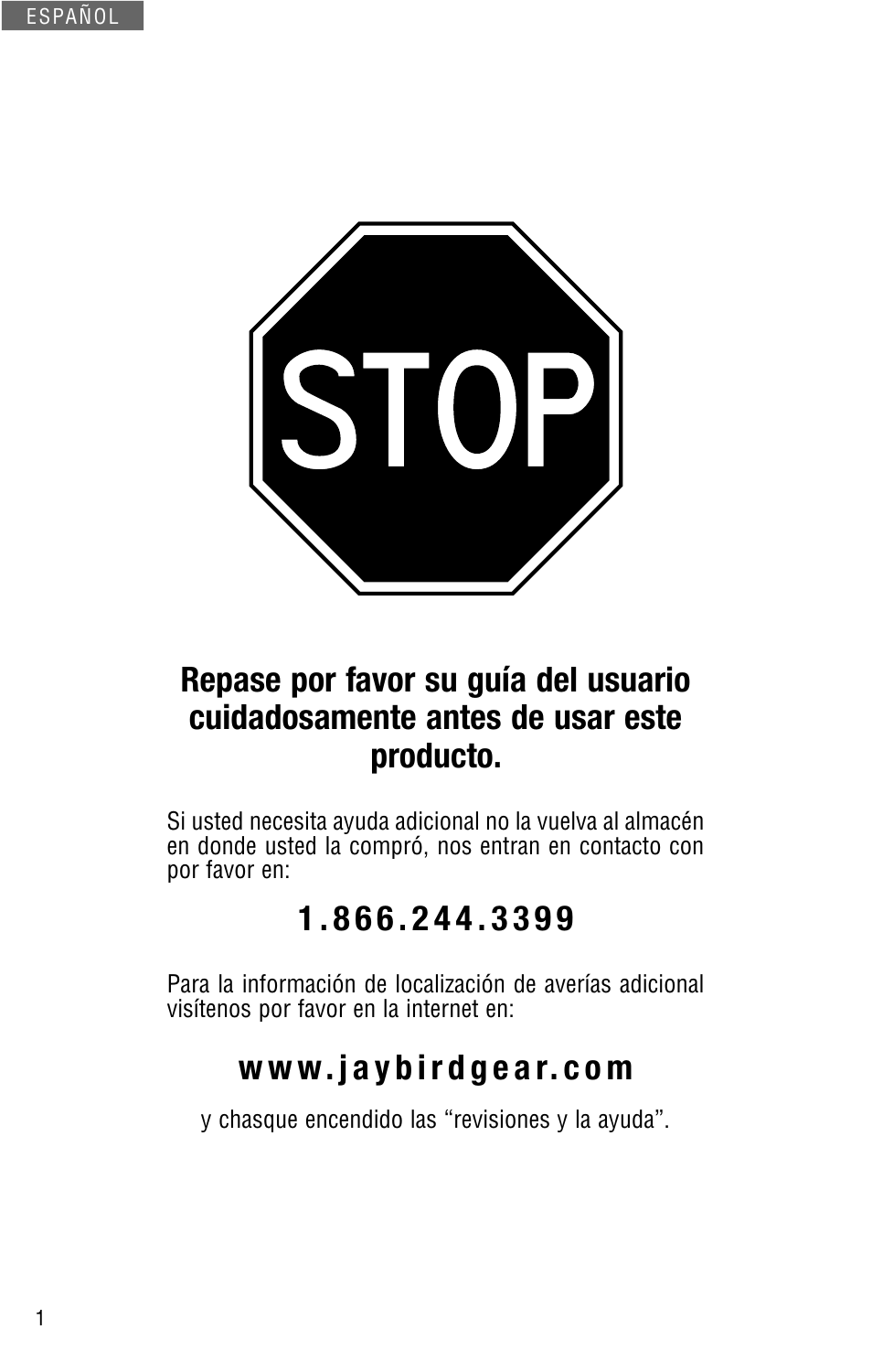 JayBird JB-BA-100I User Manual | Page 18 / 22