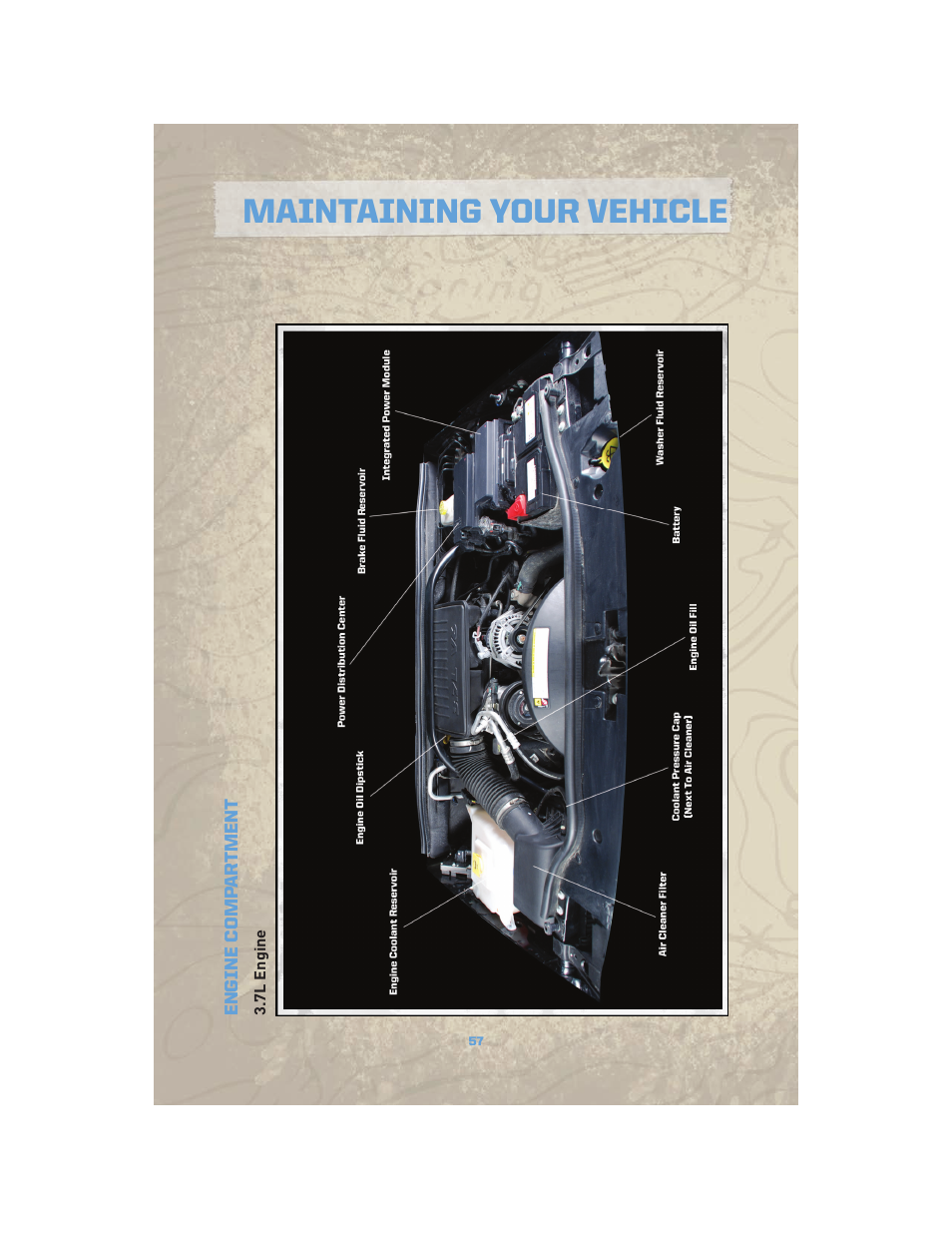 7l engine, Maintaining your vehicle | Jeep COMMANDER 2010 User Manual | Page 59 / 78