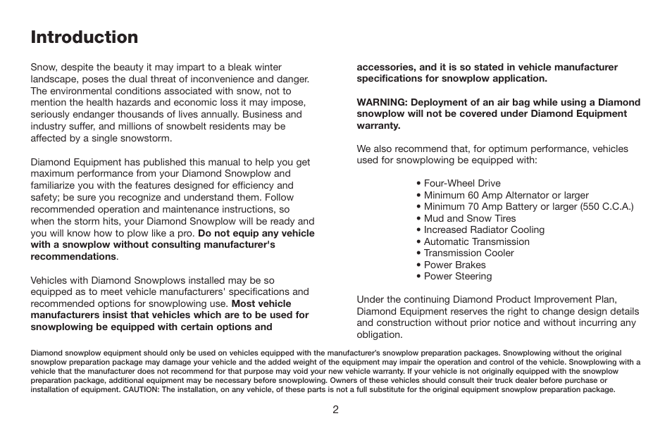 Introduction | Jeep E-60 User Manual | Page 3 / 42