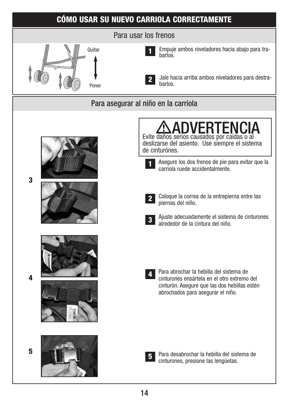 Ƽadvertencia | Jeep S58J-T-R2 User Manual | Page 14 / 27