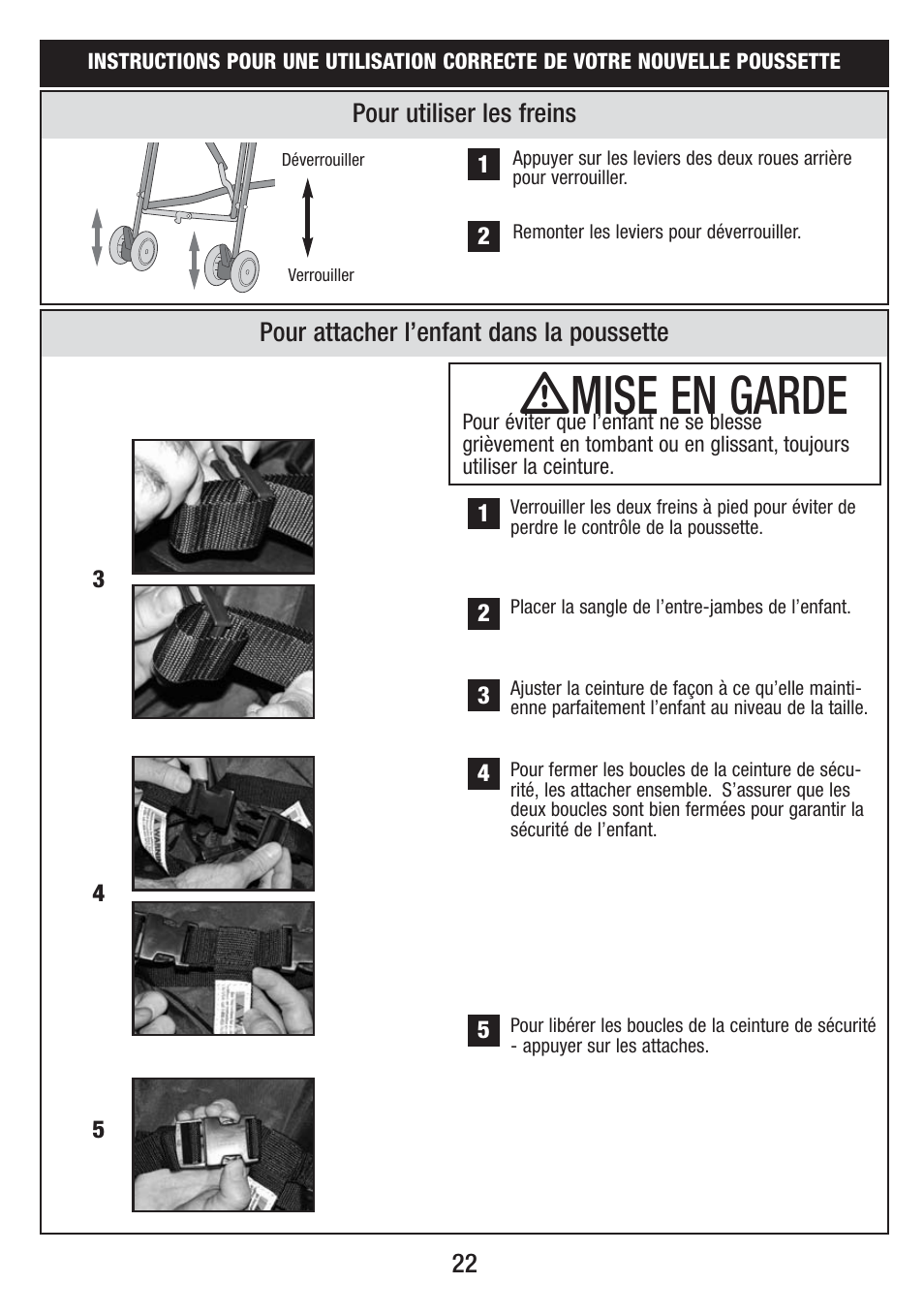 Ƽmise en garde | Jeep S58J-T-R2 User Manual | Page 22 / 27