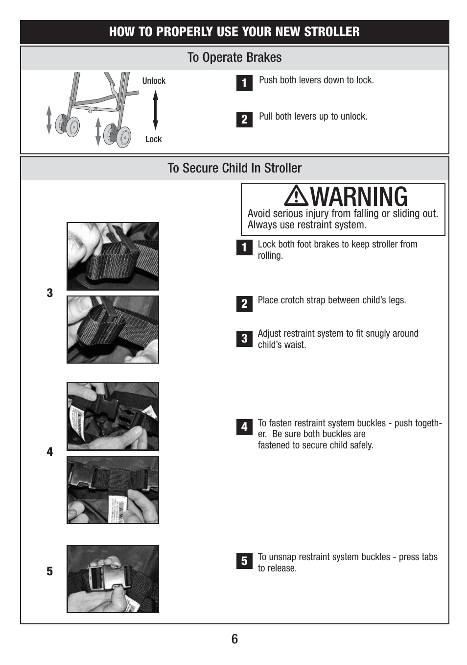 Ƽwarning | Jeep S58J-T-R2 User Manual | Page 6 / 27