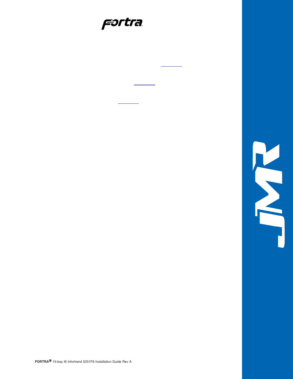 JMR electronic Fortra 5251F6 User Manual | Page 13 / 30