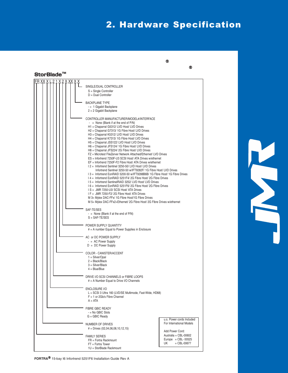 Hardware specification, And s stto orrb bllaad de e, Enclosures | JMR electronic Fortra 5251F6 User Manual | Page 8 / 30