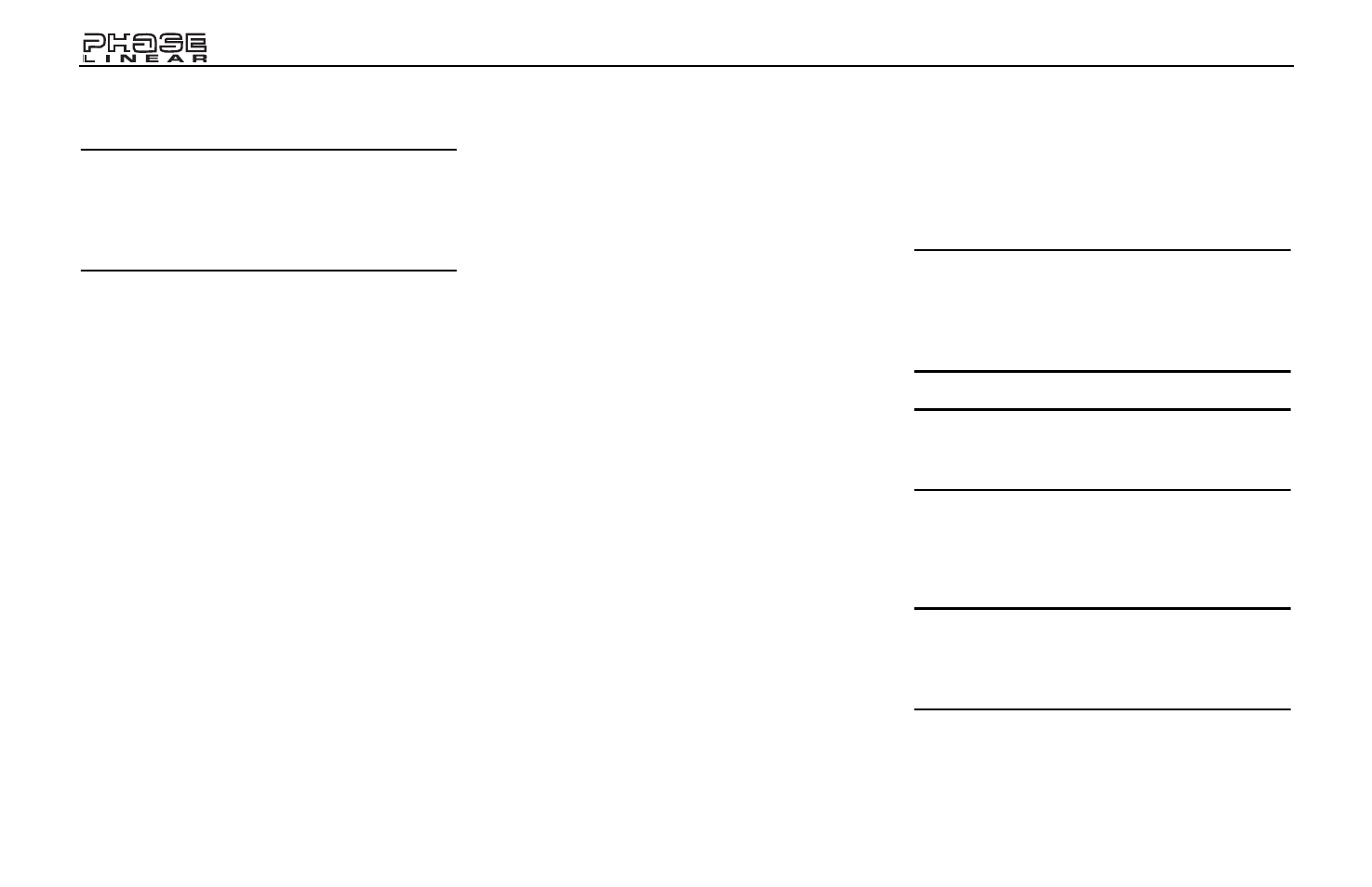 Jensen Phase Linear BT1613 User Manual | Page 46 / 82