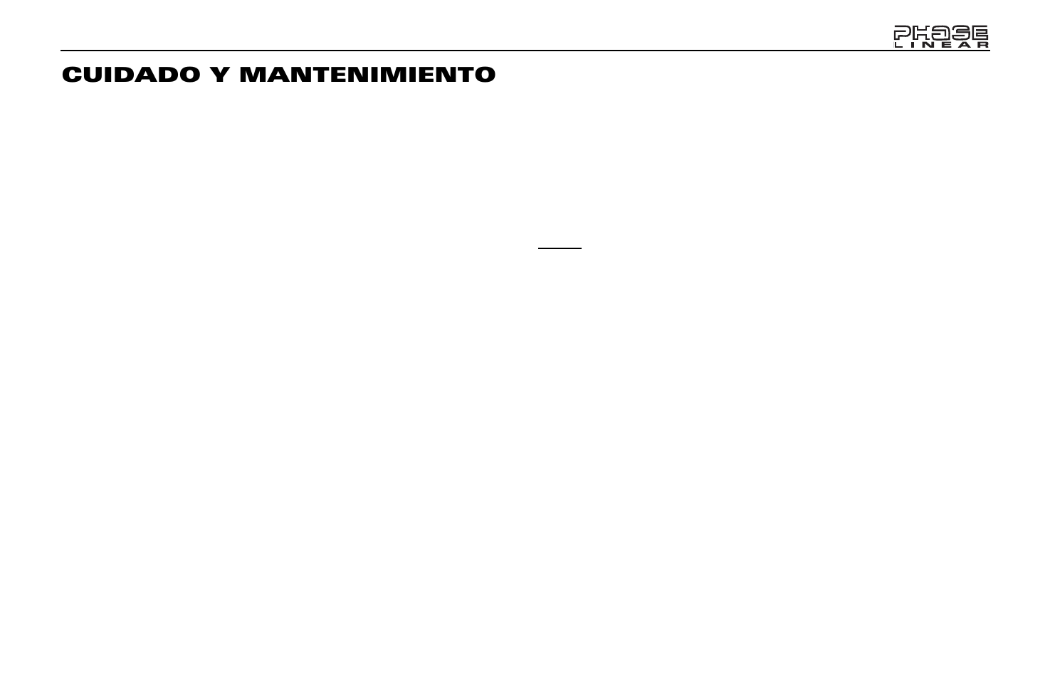 Cuidado y mantenimiento | Jensen Phase Linear BT1613 User Manual | Page 49 / 82