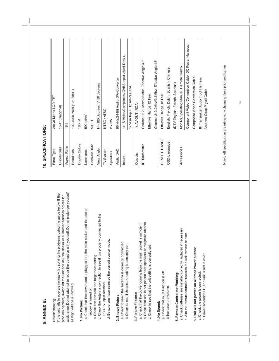Jensen JE1510 User Manual | Page 19 / 19