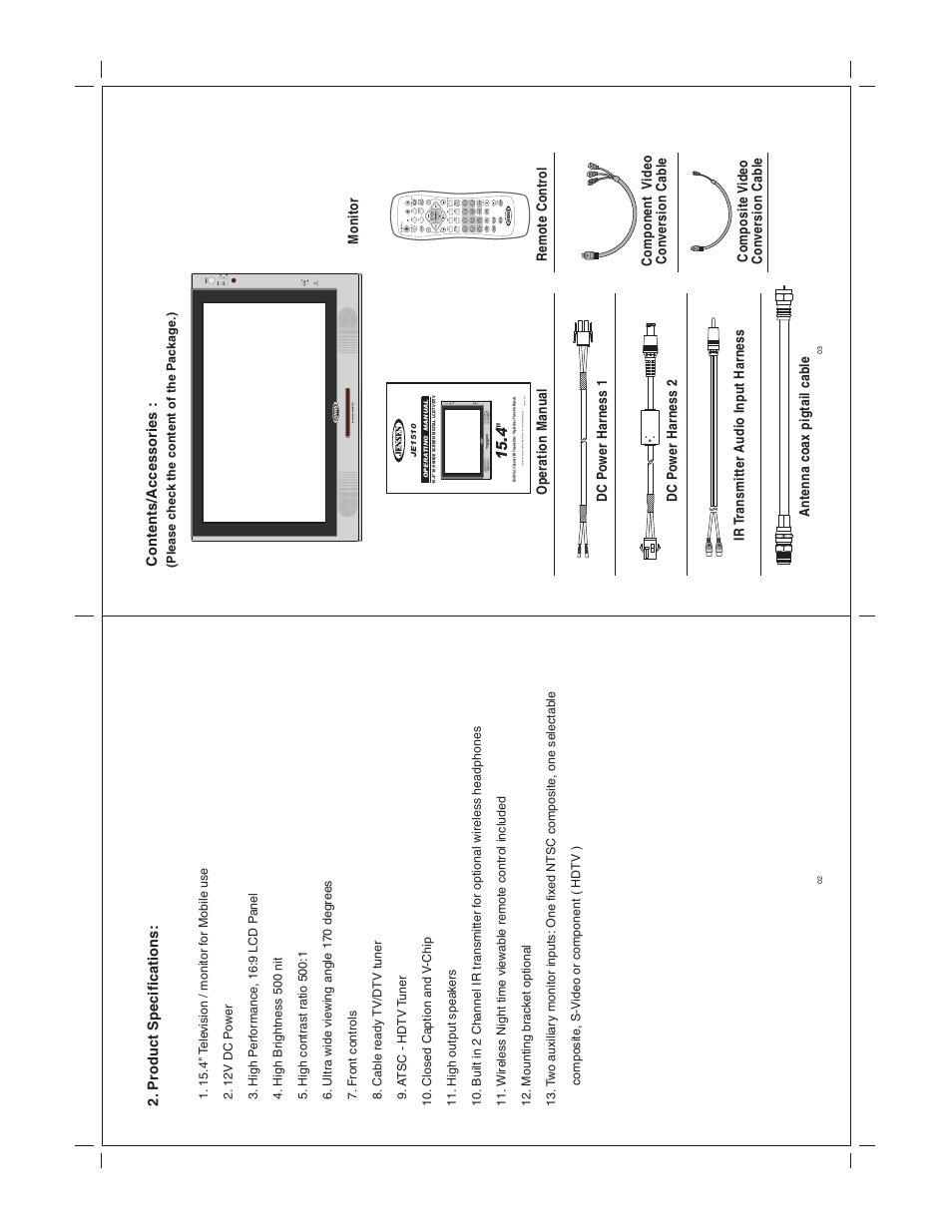 Jensen JE1510 User Manual | Page 3 / 19