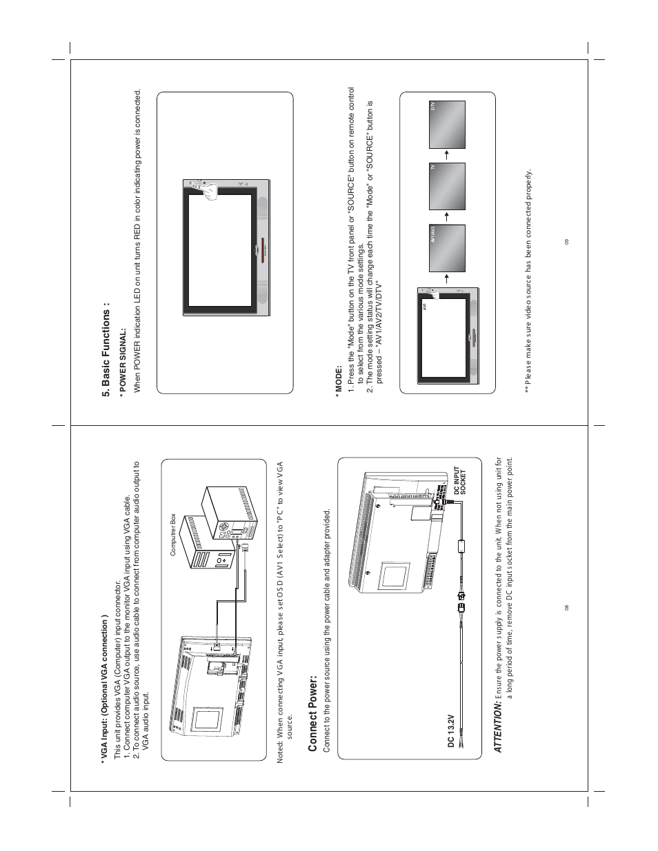 Connect p o wer | Jensen JE1510 User Manual | Page 6 / 19