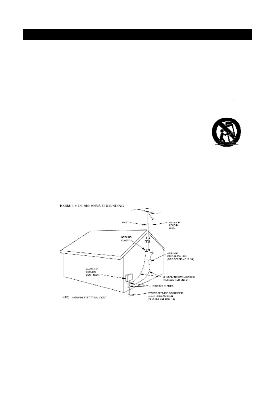 Important safety instructions | Jensen JDTV-1020 User Manual | Page 3 / 19