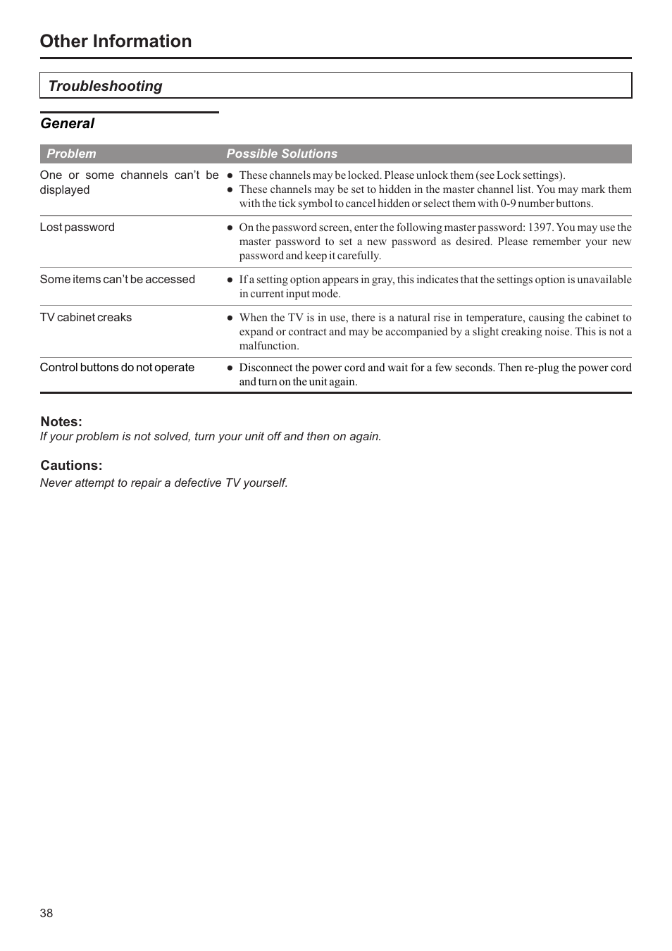 Other information | Jensen JE2707 User Manual | Page 39 / 42