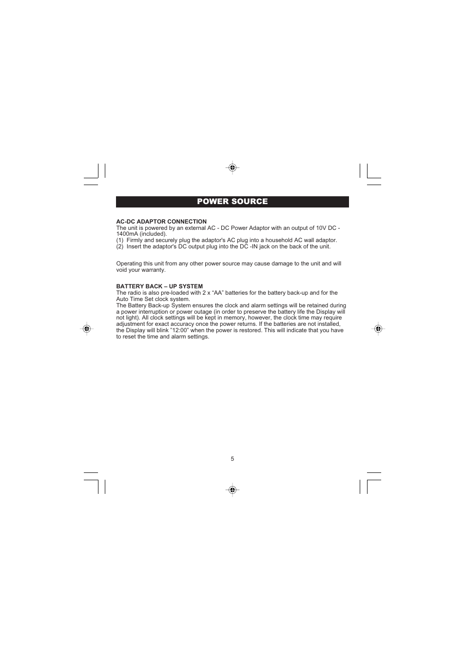 Jensen JiMS-198i User Manual | Page 6 / 20