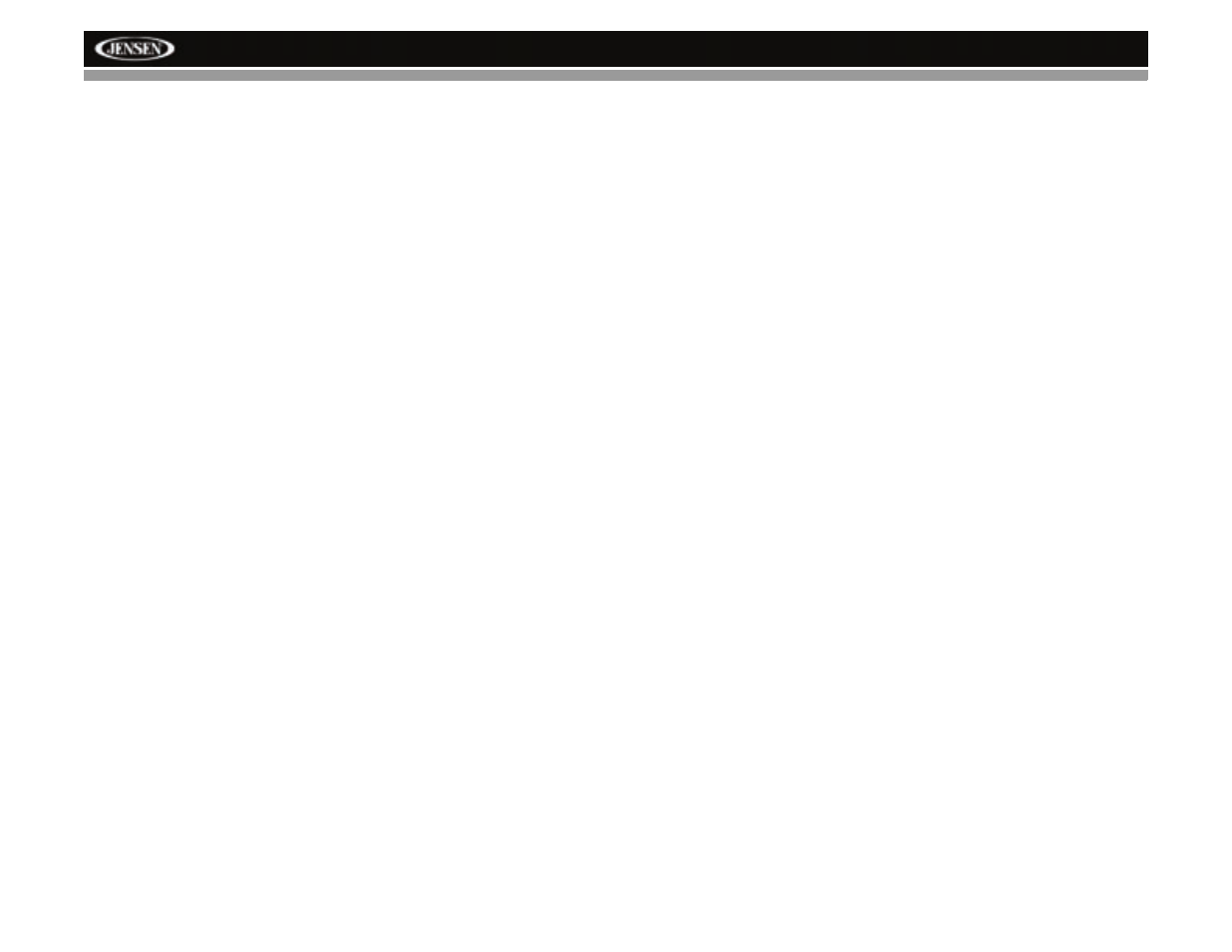 Jensen NAV101 User Manual | Page 4 / 26