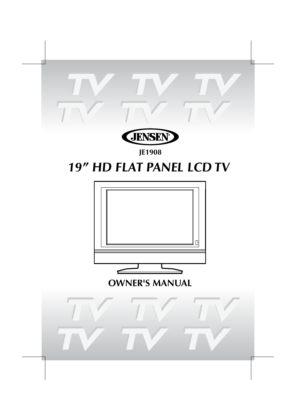 Jensen JE1908 User Manual | 24 pages