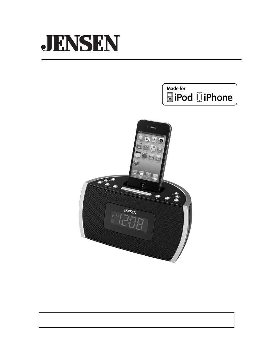 Jensen JIMS-125I User Manual | 16 pages