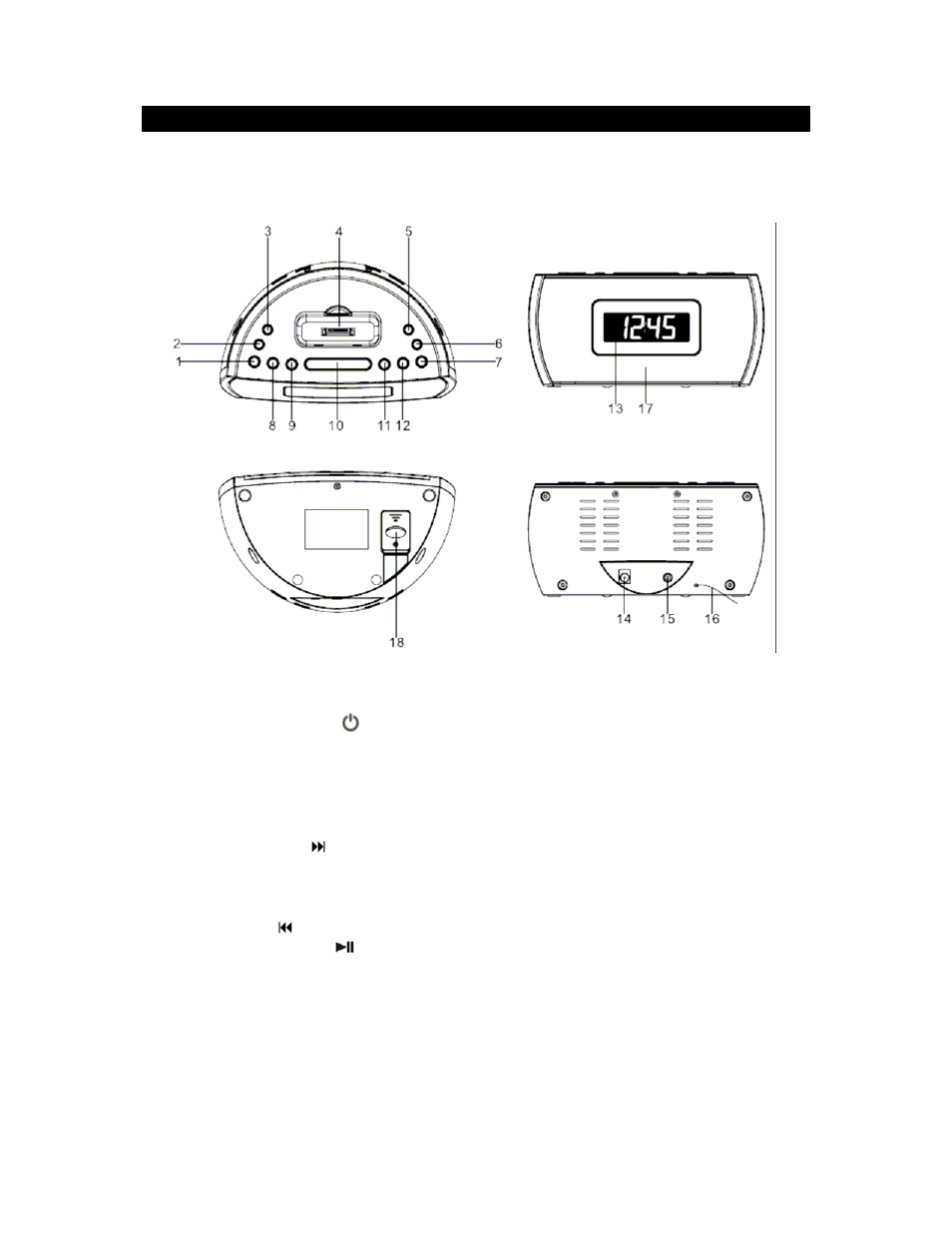 Jensen JIMS-125I User Manual | Page 6 / 16