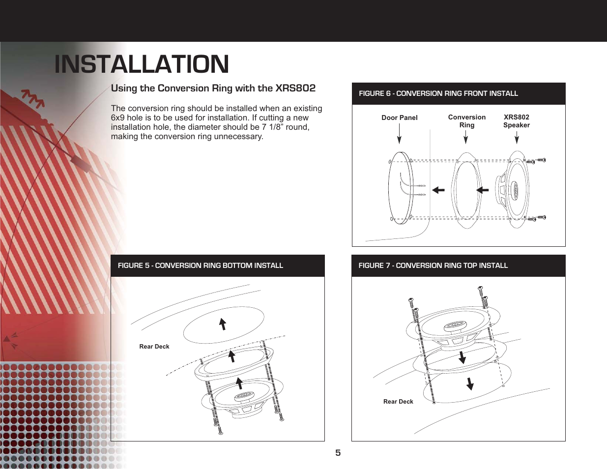 Installation | Jensen XRS Series User Manual | Page 7 / 10