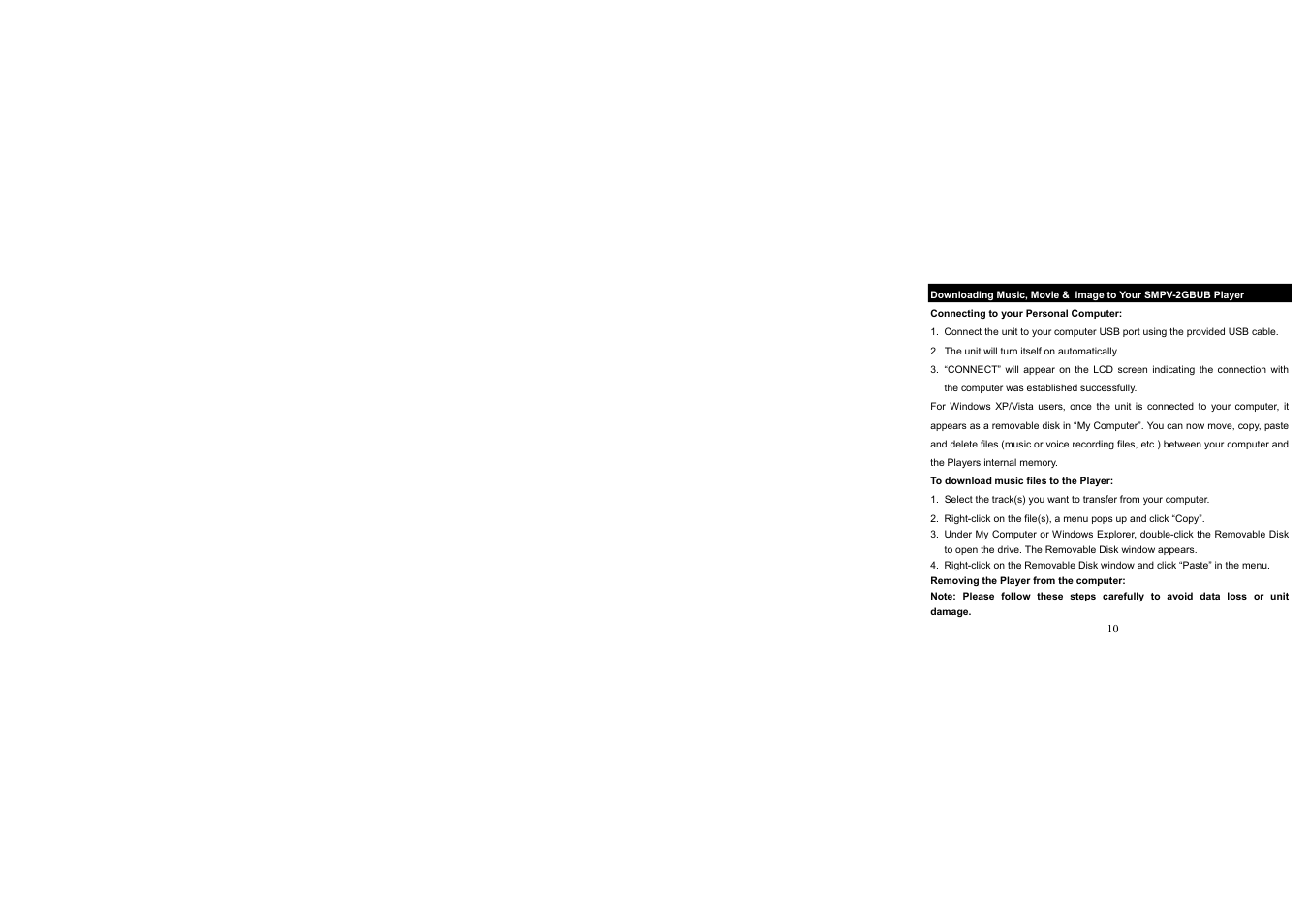 Jensen SMPV-xGBUB User Manual | Page 11 / 44