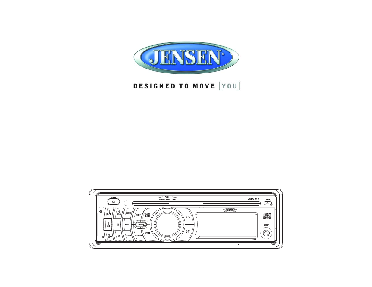 Jensen JCD3010 User Manual | 10 pages