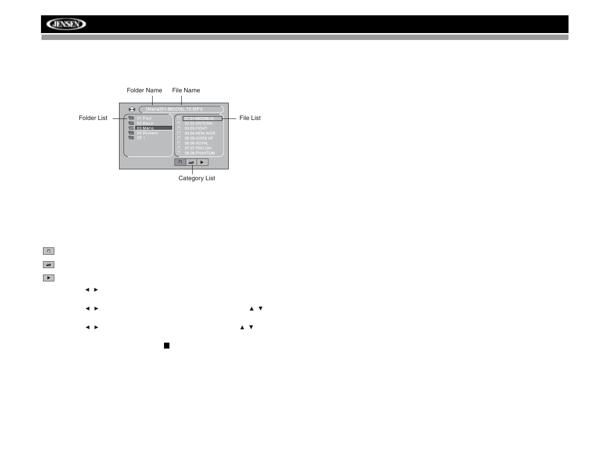 Jensen VM8022 User Manual | Page 18 / 24