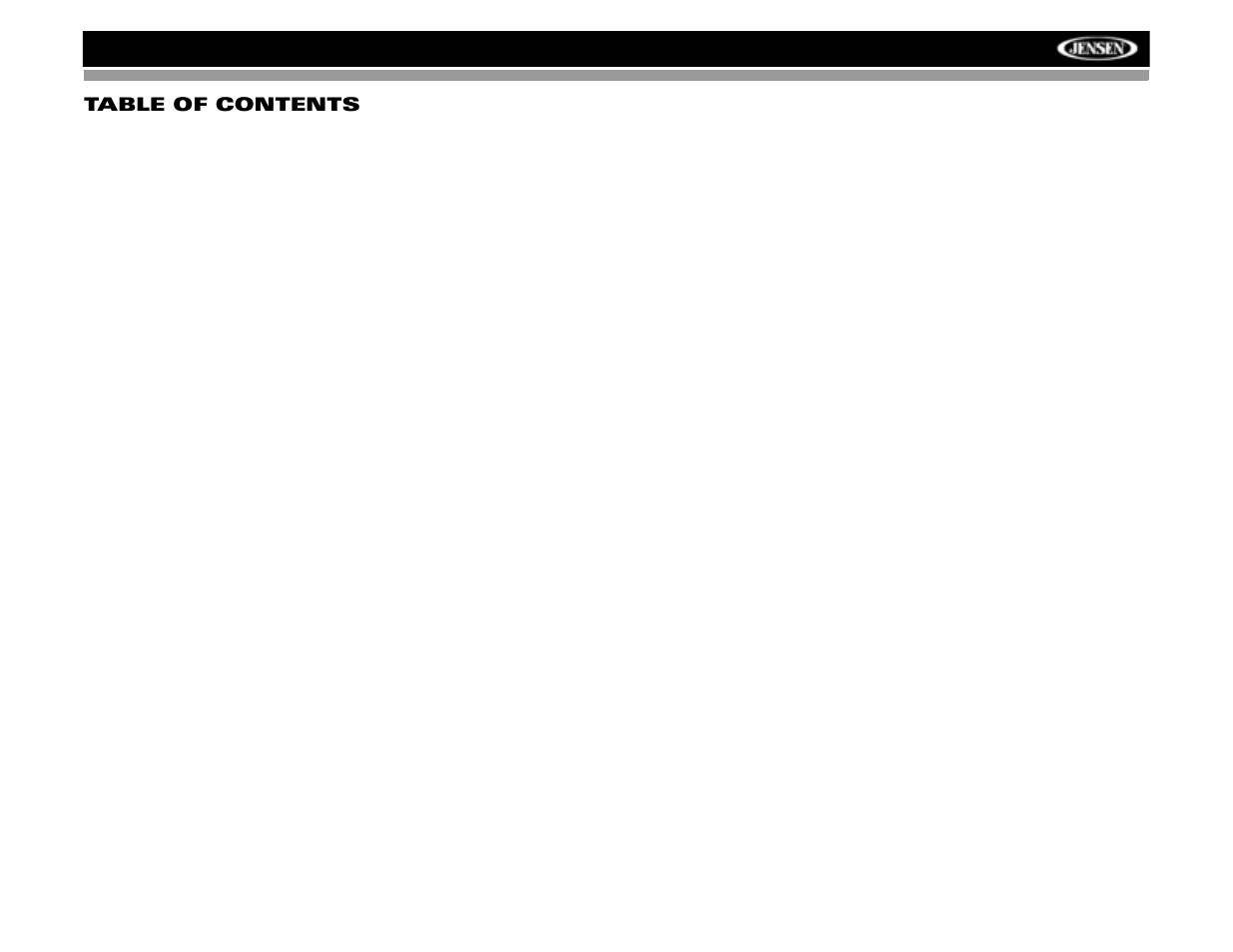 Jensen VM8022 User Manual | Page 3 / 24