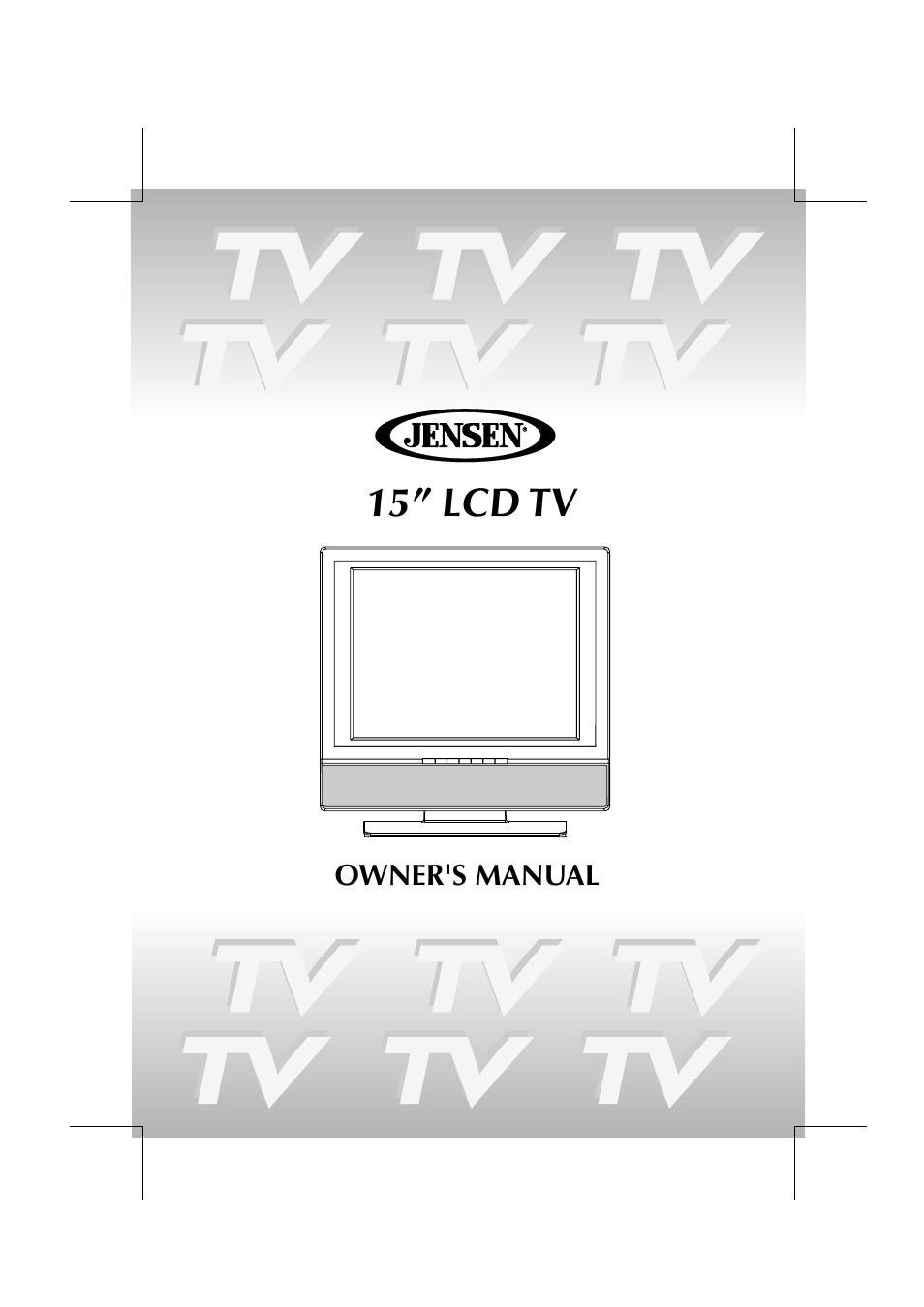 Jensen JE1508 User Manual | 24 pages