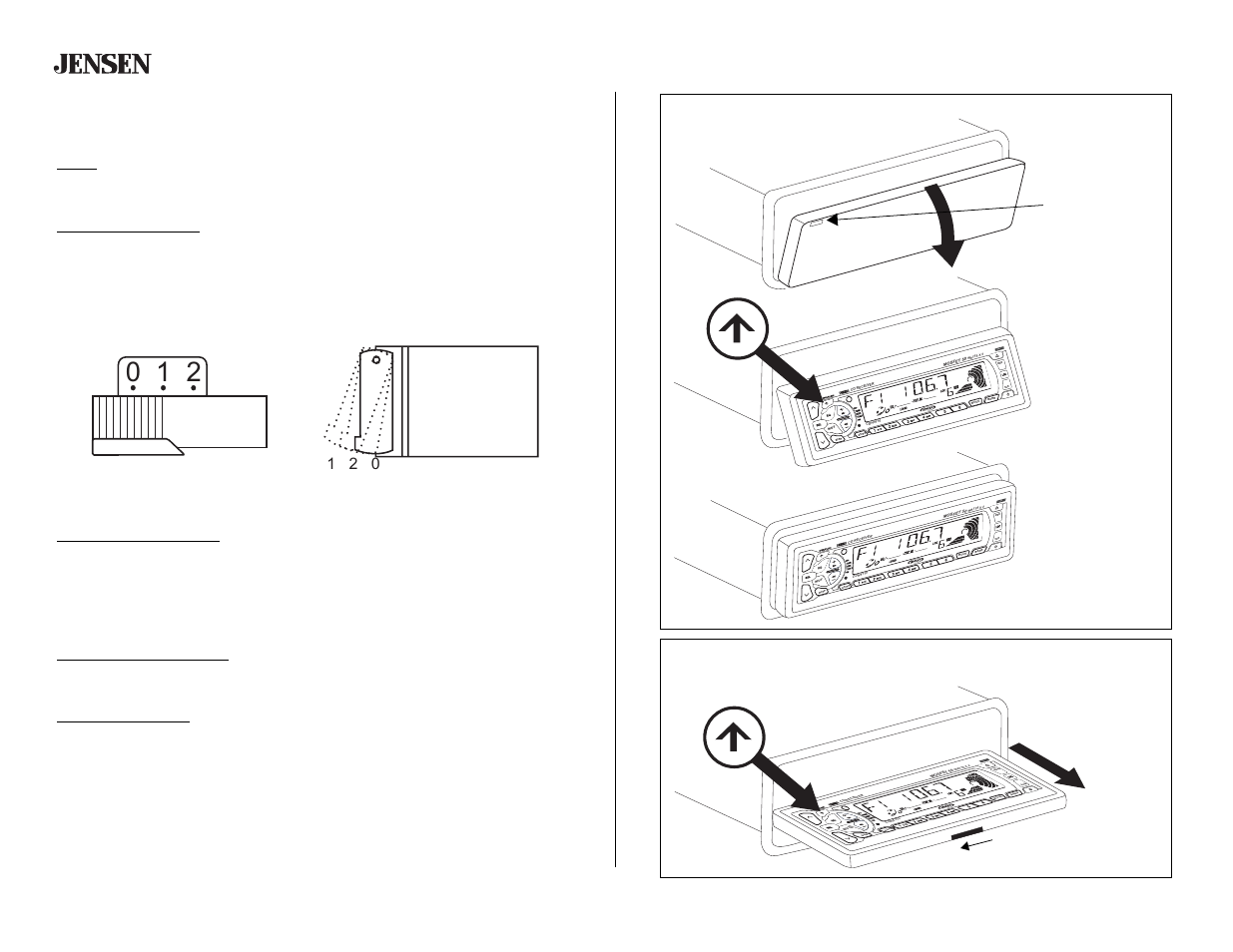 Cdh4110, Basic operation, Aux in | Ban d disp, Mon scn, Aux in / as/ps | Jensen CDH4110 User Manual | Page 6 / 18