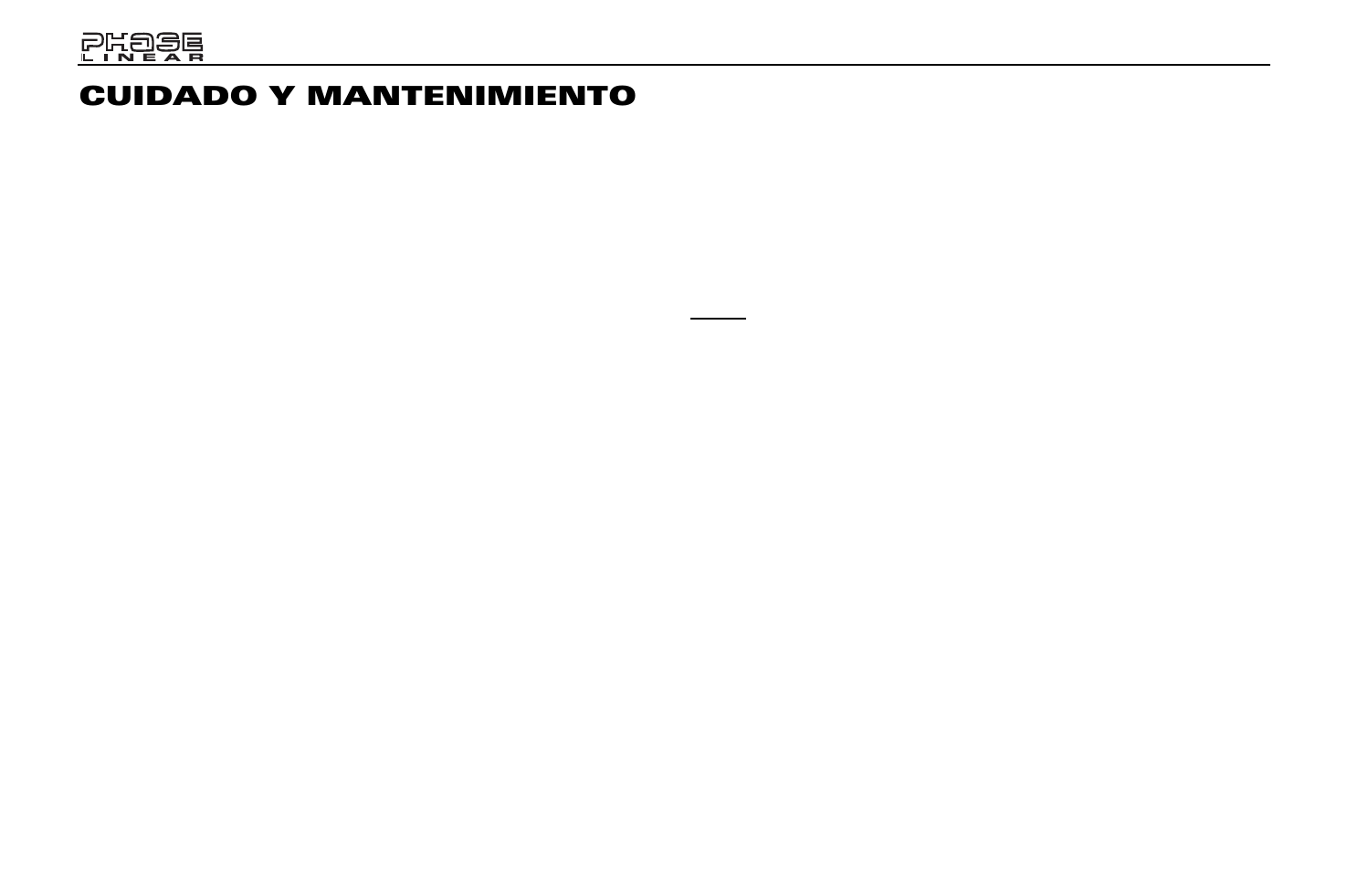 Cuidado y mantenimiento | Jensen Phase Linear SD1513 User Manual | Page 44 / 72