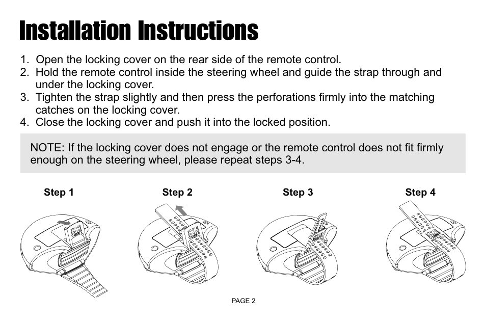 Installation instructions | Jensen IR30 User Manual | Page 4 / 20