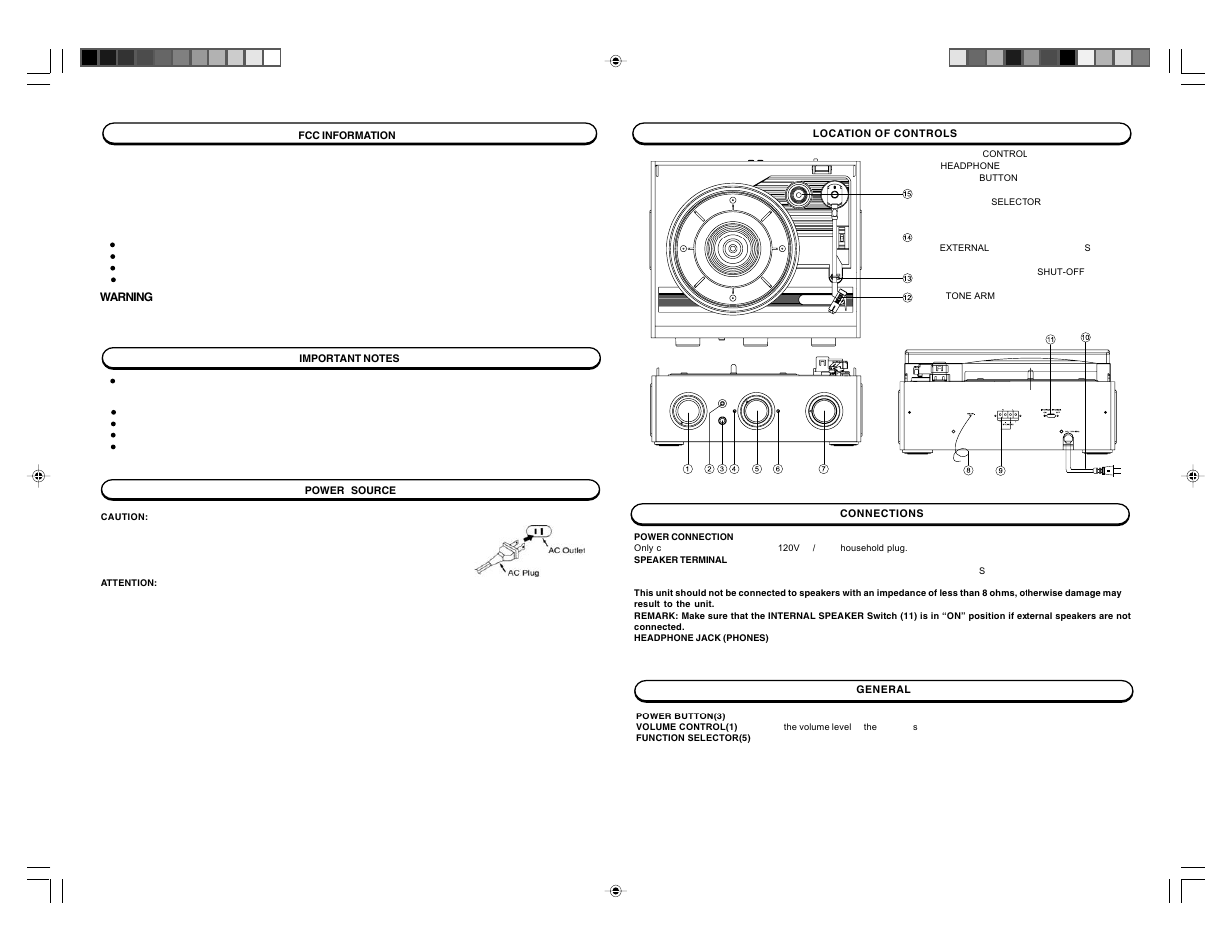Jensen JTA-220 User Manual | Page 2 / 3