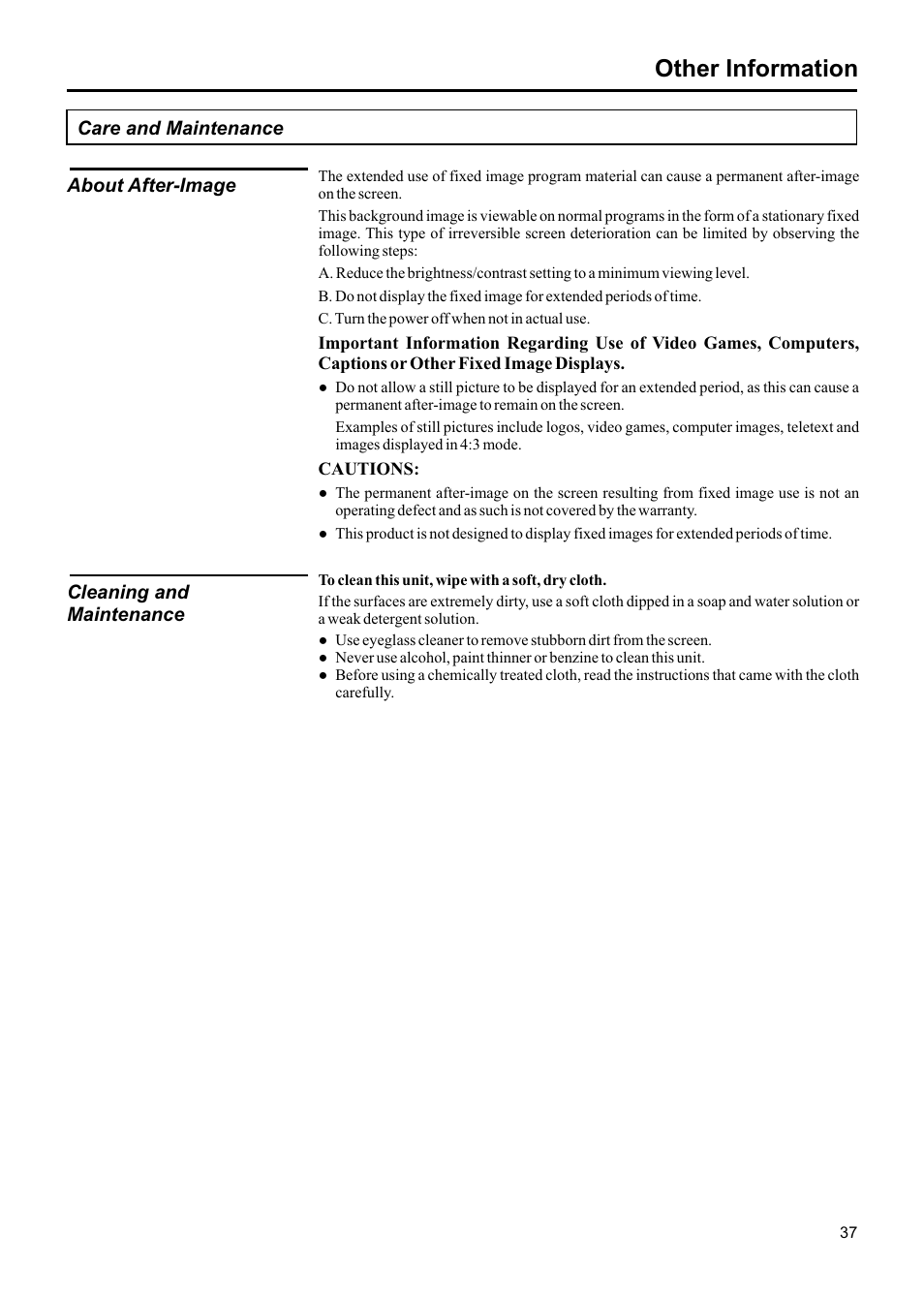 Other information | Jensen JE1507DC User Manual | Page 38 / 40