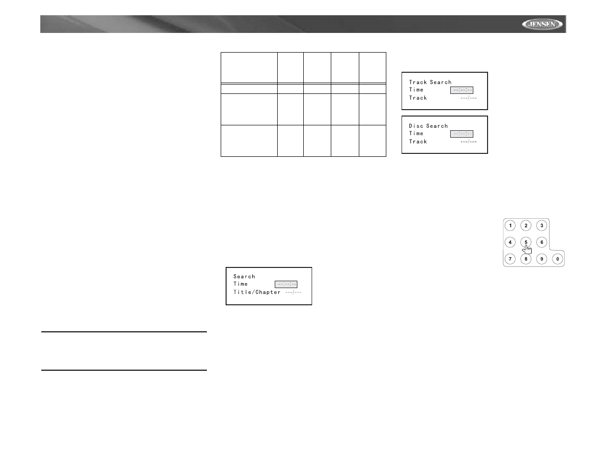 Vm9021ts | Jensen Mobile Multimedia AM/FM/DVD Receiver VM9021TS User Manual | Page 101 / 116