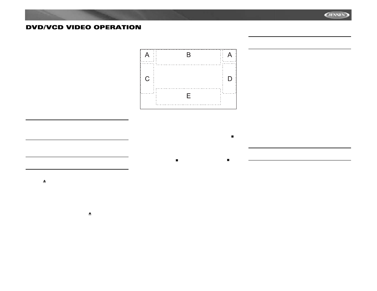 Vm9021ts dvd/vcd video operation | Jensen Mobile Multimedia AM/FM/DVD Receiver VM9021TS User Manual | Page 25 / 116