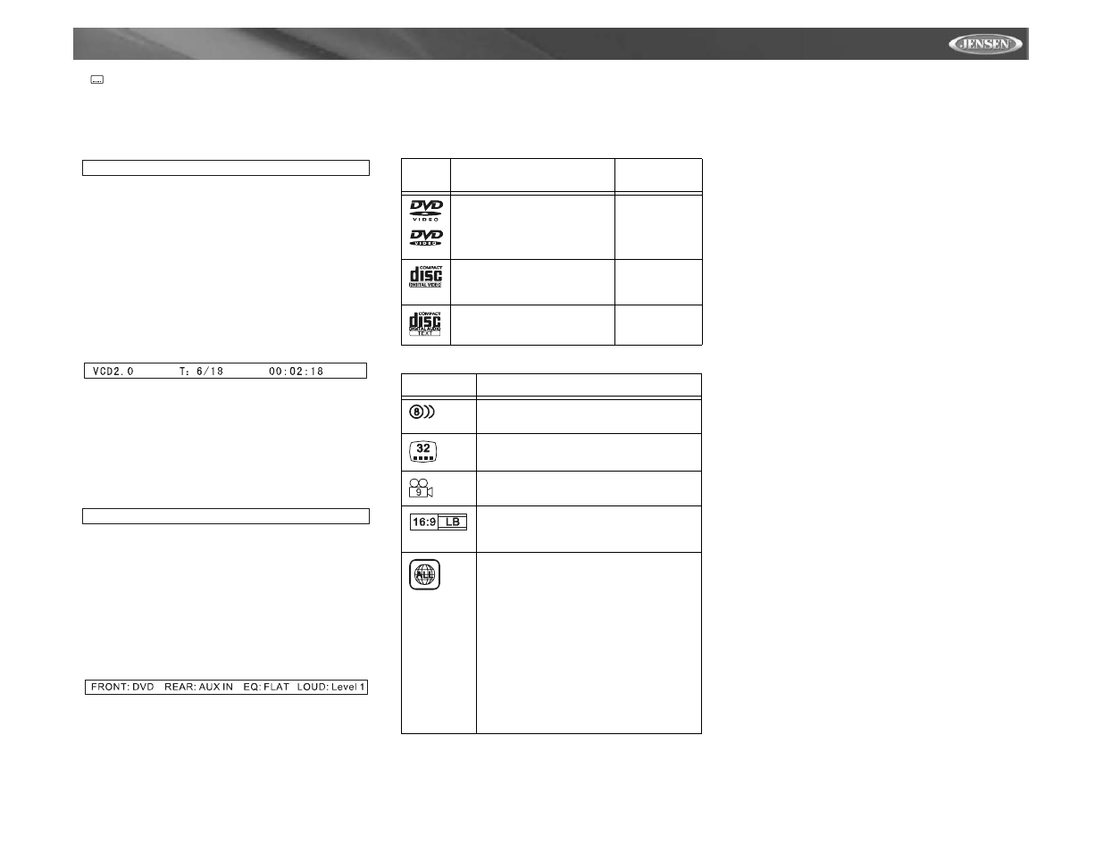 Vm9021ts | Jensen Mobile Multimedia AM/FM/DVD Receiver VM9021TS User Manual | Page 27 / 116