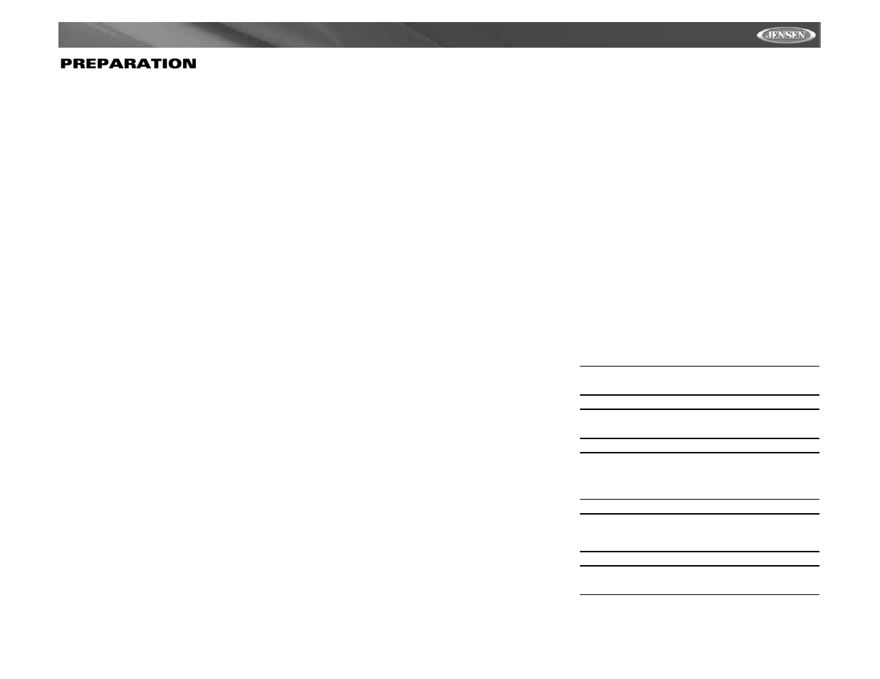 Vm9021ts preparation | Jensen Mobile Multimedia AM/FM/DVD Receiver VM9021TS User Manual | Page 5 / 116