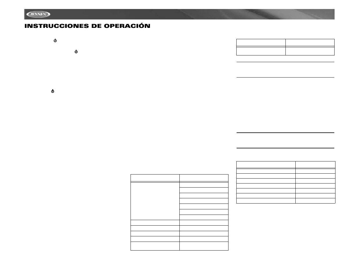 Vm9021ts instrucciones de operación | Jensen Mobile Multimedia AM/FM/DVD Receiver VM9021TS User Manual | Page 54 / 116