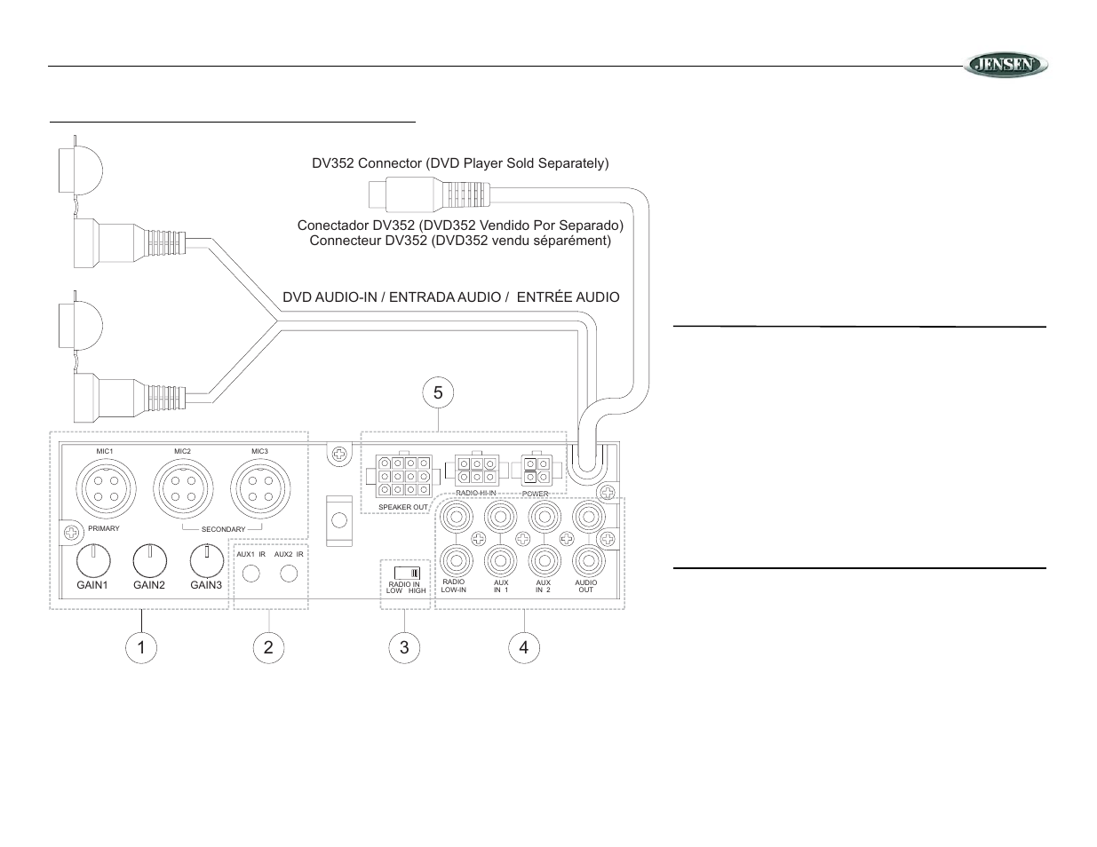 Padin3 | Jensen Portable CD Player User Manual | Page 5 / 12