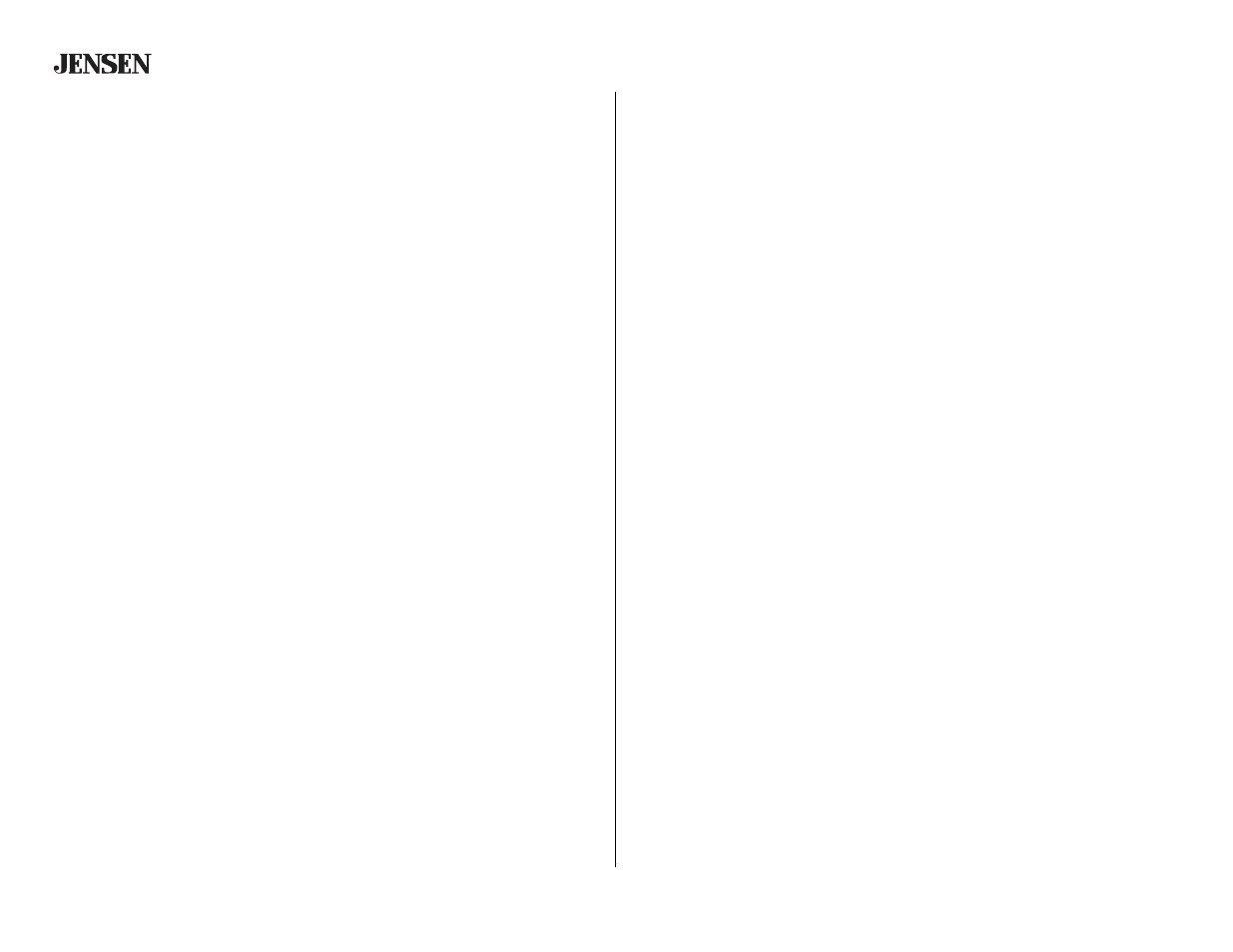 Jensen PS475 User Manual | Page 2 / 13